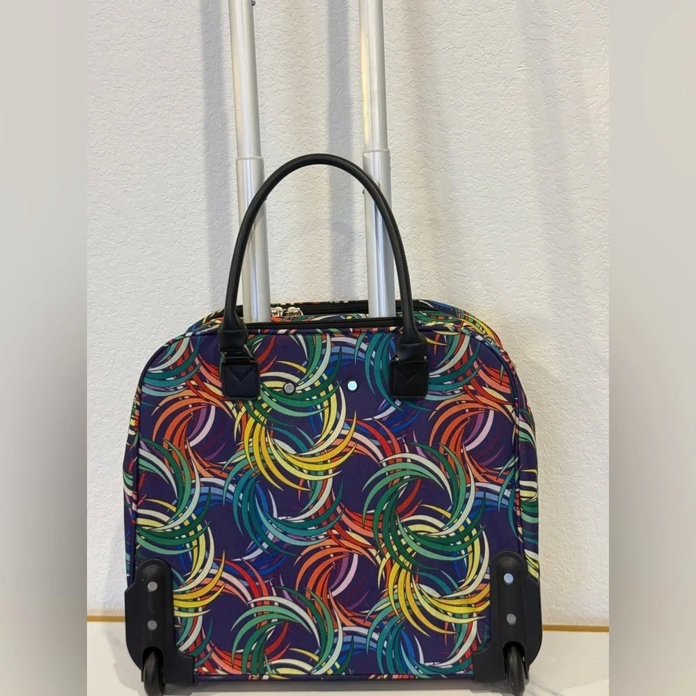 Chocolat‎ New York Blu Colorful Swirl Laptop Bag